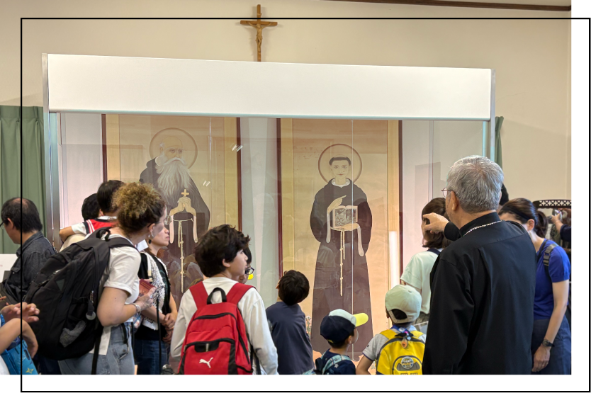 岡山聖虚作 26聖人聖画2点が里帰りしました（前田枢機卿 寄稿）